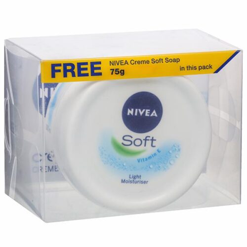 Nivea Soft Cream 100ml free Nivea Soap