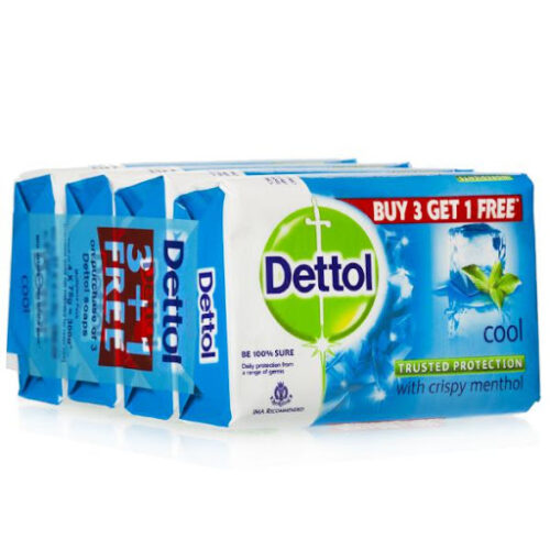 Dettol cool soap 4pcs
