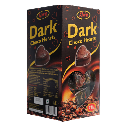 Alwin Dark Heart chocolate pack -125pcs
