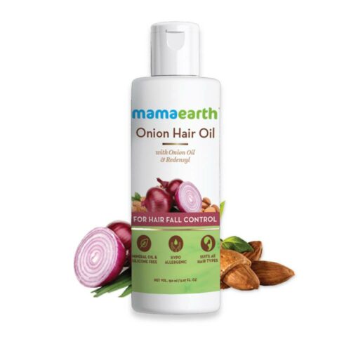 Mamaearth Onion Hair Oil (hair fall control)