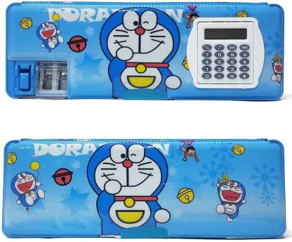 Magnetic Pencil Box With calculator (Random Designs)