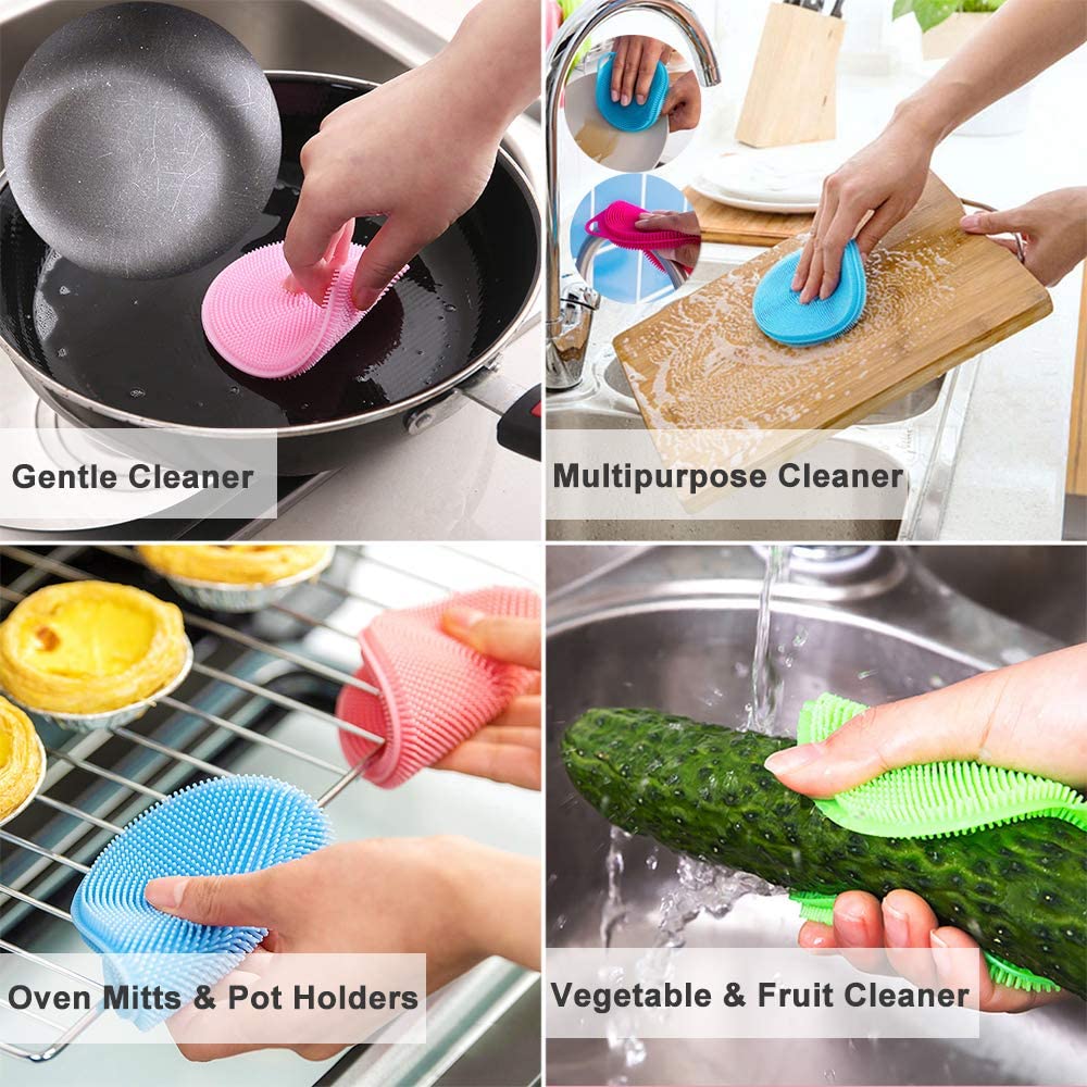 Silicone Multipurpose Scrubber 1pcs - Image 3